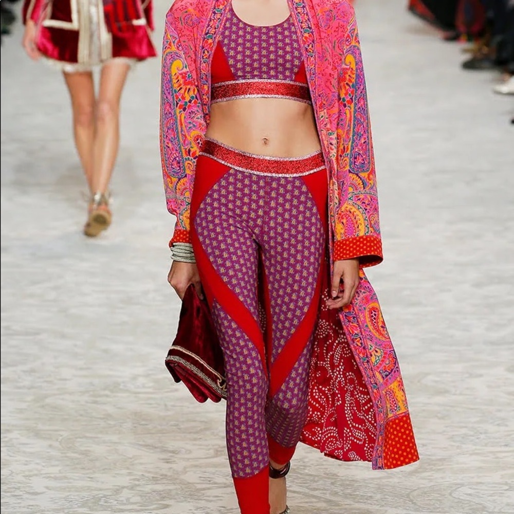 ETRO SOLD OUT Sports Bra Crop Top & Leggings